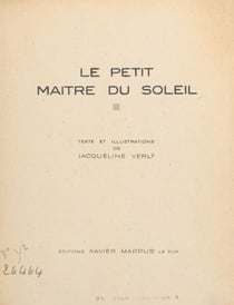 Le petit maître du soleil