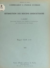 Estimation des besoins énergétiques - Communication du CEA à la Conférence de Genève
