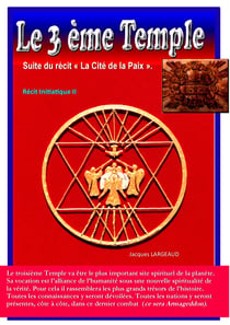Le troisième Temple - Suite du roman La Cité de la Paix