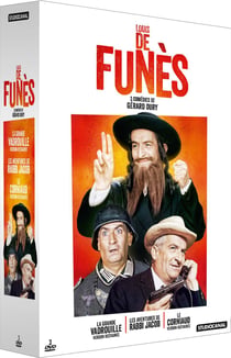 Louis de Funès, 3 comédies de Gérard Oury : La grande vadrouille + Les aventures de Rabbi Jacob + Le corniaud