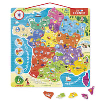 Puzzle en bois - JANOD - Heureux Racing - 6 pièces - Multicolore - 3 ans et  plus bleu - Janod