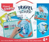 Mallette ardoise transparente et accéssoires Travel Board Maped Créativ