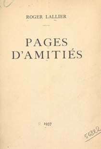 Pages d'amitiés