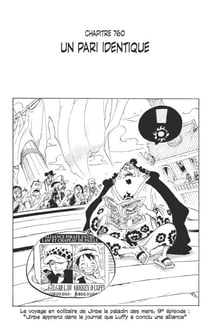 One Piece édition originale - Chapitre 760 - Un pari identique