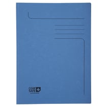 Exacompta Clean'Safe - 5 Chemises à 2 rabats - A4 - bleu