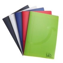 Cahier - Couleur aléatoire - A4 - 21 x 29,7 cm - 140 pages grands carreaux - Cultura