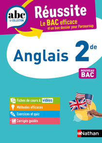 Anglais 2de - ABC Réussite - Programme de seconde 2025-2026 - Cours, Méthode, Exercices - EPUB