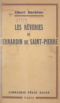 Les rêveries de Bernadin de Saint-Pierre