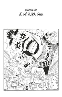One Piece édition originale - Chapitre 587 - Je ne fuirai pas