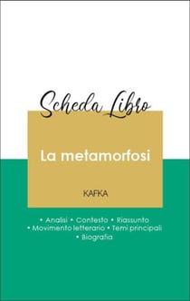 Scheda libro La metamorfosi (analisi letteraria di riferimento e riassunto completo)