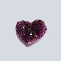 Coeur amethyste uruguay 300/400g