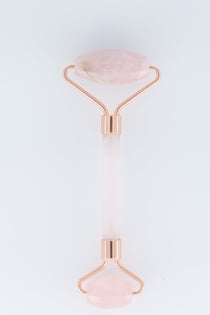 Rouleau massage - Quartz rose