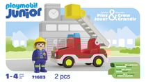 Playmobil® Junior - Camion de pompier avec échelle pivotante - 71683