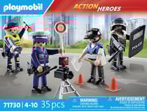 Playmobil - Métiers de la police : 4 policiers - 71730 - Les policiers