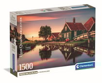 Puzzle 1500 pièces - Zaanse Schans - Clementoni