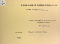 Écologie du développement des plantes vivant en Sicile - Recensement préliminaire