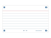 80 flashcards - 7,5 x 12,5 cm - Flash 2.0 Oxford - Ligné - 
