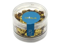 Sequins bombés Or - Boîte de 10 grammes - Créalia