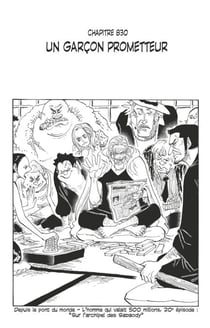 One Piece édition originale - Chapitre 830 - Un garçon prometteur