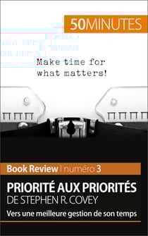 Priorité aux priorités de Stephen R. Covey (Book review) - Vers une meilleure gestion de son temps