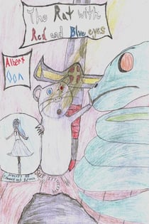 The Rat with Red and Blue Eyes