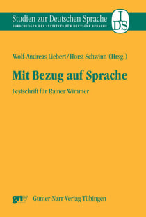 Mit Bezug auf Sprache - Festschrift für Rainer Wimmer