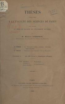 La fonction gamma : théorie, histoire, bibliographie - Thèses présentées à la Faculté des sciences de Paris pour obtenir le titre de Docteur de l'Université de Paris