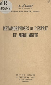 Métamorphoses de l'esprit et médiumnité