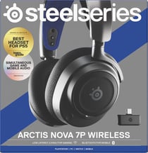 Casque Gaming SteelSeries - Arctis Nova 7P - Sans-fil - Noir