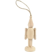 Suspension Casse-noisette pointu en bois -  9cm