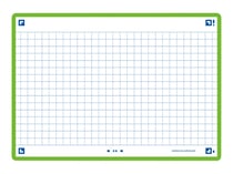 80 flashcards - 10,5 x 14,8 cm - Flash 2.0 Oxford - Petits carreaux - cadre vert
