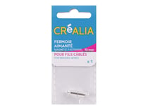 1 fermoir aimanté de 19 mm - Argent - Créalia