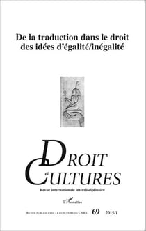 De la traduction dans le droit des idées d'égalité/inégalité