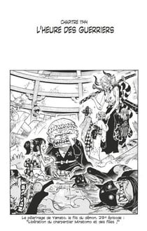 One Piece édition originale - Chapitre 1144 - L'heure des guerriers