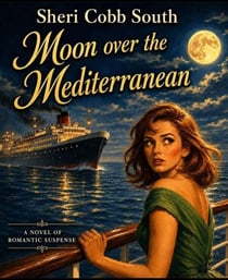 Moon over the Mediterranean