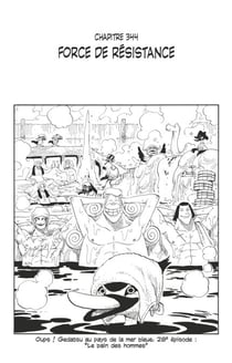 One Piece édition originale - Chapitre 344 - Force de résistance