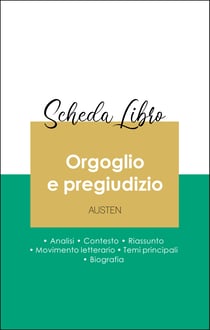 Scheda libro Orgoglio e pregiudizio (analisi letteraria di riferimento e riassunto completo)