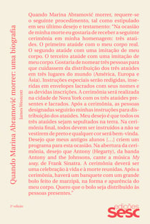 Quando Marina Abramovic morrer - Uma biografia