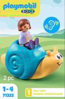 PLAYMOBIL® 1.2.3 - Enfant avec escargot à bascule 1.2.3 - 71322