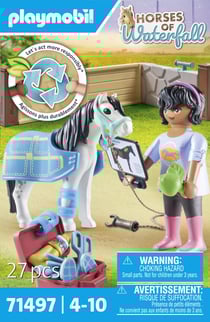 Playmobil® - Thérapeute et cheval - 71497 - Le Poney Club