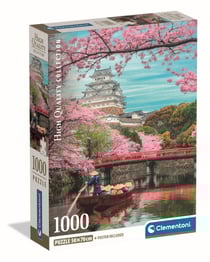 Puzzle 1000 pièces - Himeji Castle - Clementoni