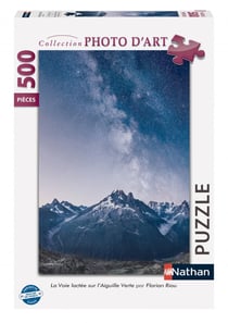 Puzzle N 500 pièces - La Voie lactée sur l’Aiguille Verte / Florian Riou