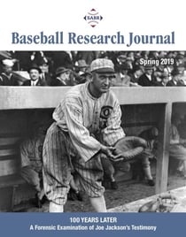 Baseball Research Journal (BRJ), Volume 48, #1: Spring 2019 - Baseball Research Journal, #48.1
