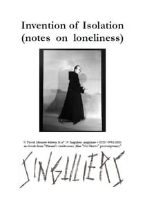 Invention of Isolation - notes on loneliness