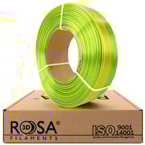 Filament pour imprimante 3D - PLA Rainbow - Rosa3D - 1,75 mm - 1 kg Refill - Arc-en-ciel Jungle