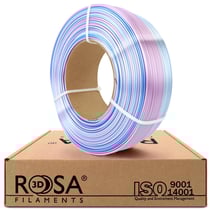 Filament pour imprimante 3D - PLA Rainbow - Rosa3D - 1,75 mm - 1 kg Refill - Arc-en-ciel Bonbon