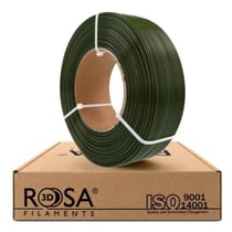 Filament pour imprimante 3D - PLA Starter - Rosa3D - 1,75 mm - 1 kg Refill - Vert Army