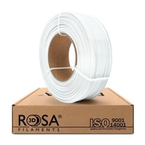 Filament pour imprimante 3D - PLA Starter - Rosa3D - 1,75 mm - 1 kg Refill - Blanc