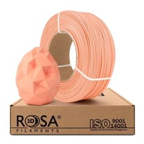 Filament pour imprimante 3D - PLA Pastel Macaron - Rosa3D - 1,75 mm - 1 kg Refill - Pêche