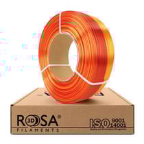 Filament pour imprimante 3D - PLA Rainbow - Rosa3D - 1,75 mm - 1 kg Refill - Arc-en-ciel Feu